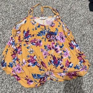 Colorful floral tank